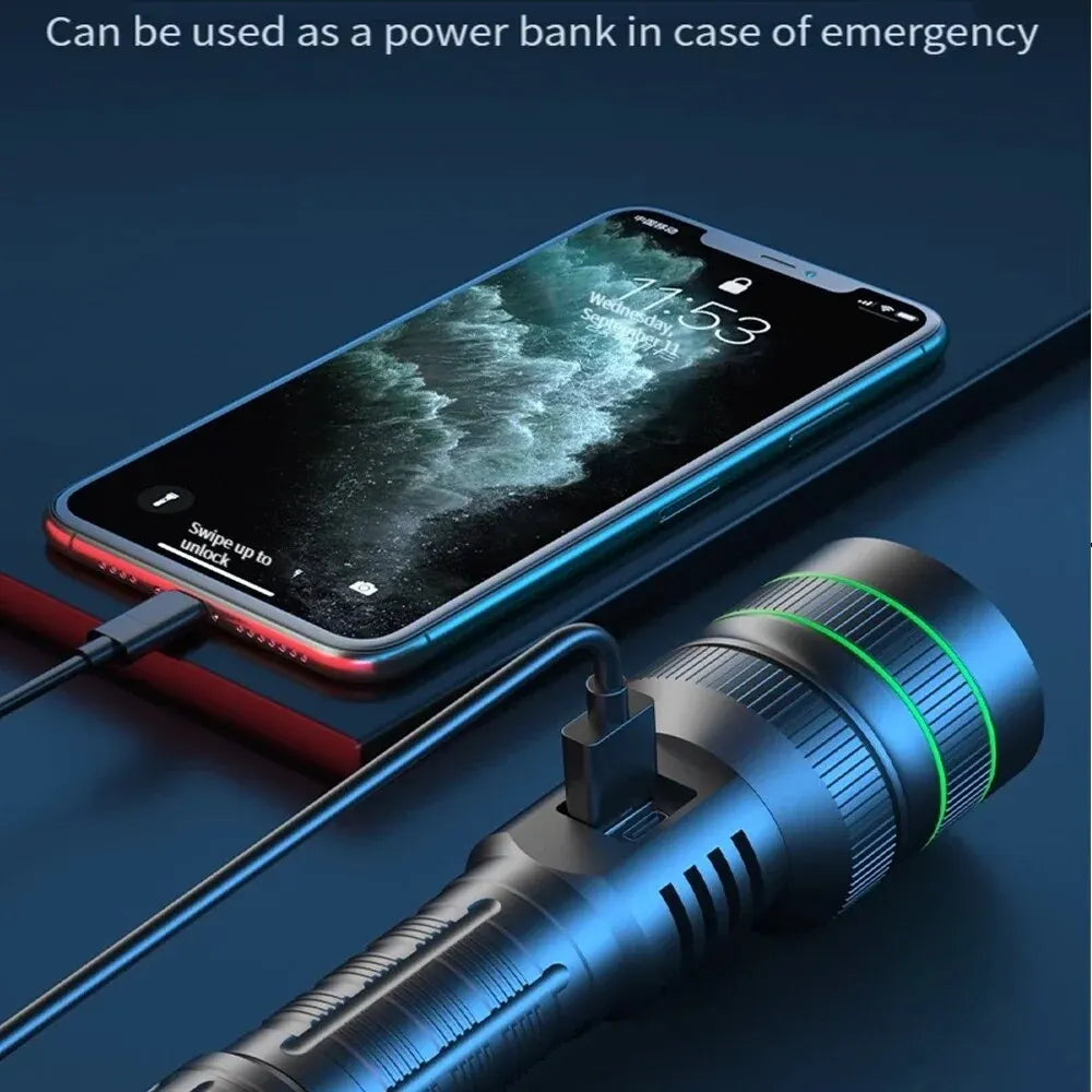 Lampe Torche LED 5 modes - ULTRA longue portée