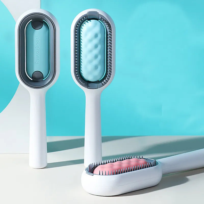Brosse à poils en plastique avec réservoir d'eau