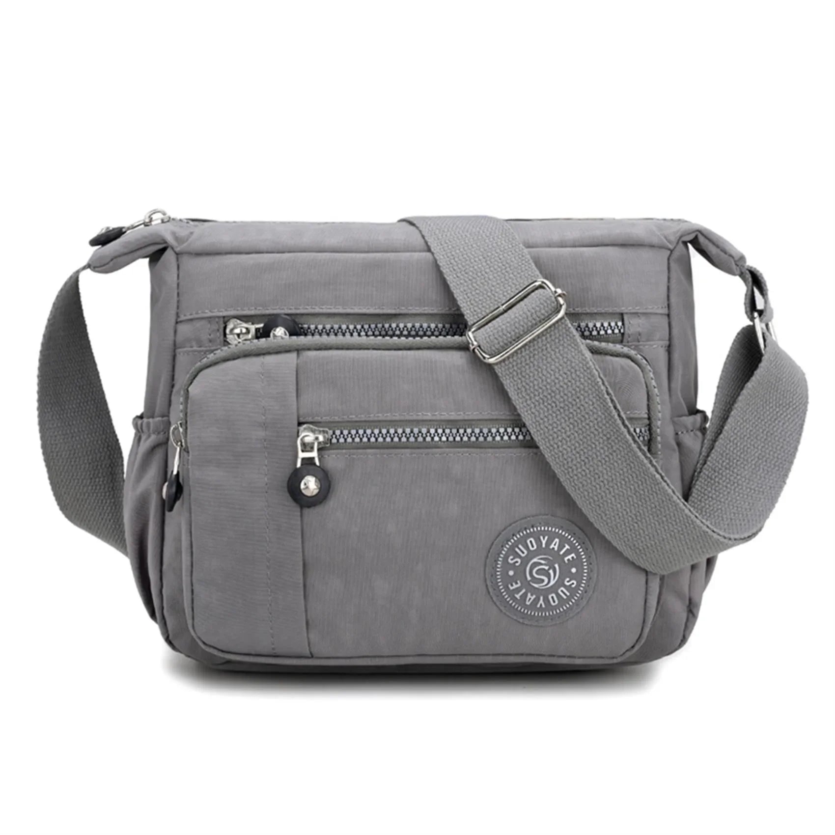 Sac Bandoulière Femme Nylon Imperméable Multi-Poches