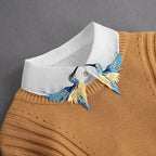 Faux Col de Chemise Amovible