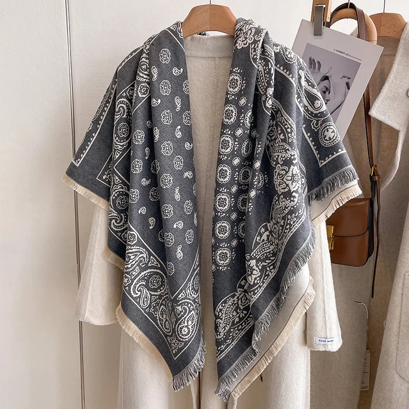 Écharpe Imitation Cachemire Motif Bandana