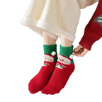 Chaussettes polaires chaudes boule de Noël -  Idée cadeau