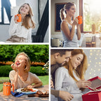 Tasse Isotherme Portable à Thé avec Filtre en Acier + Paille OFFERTE