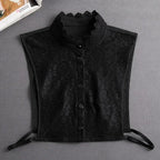 Faux Col de Chemise Amovible
