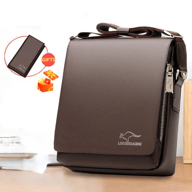 Sacoche en Cuir PU Grande capacité - Porte-monnaie OFFERT