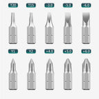 Tournevis Manuel Magnétique Compartiment d'Embouts Intégré