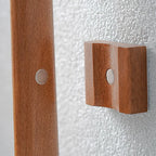 Chausse-pied à long manche en bois naturel & support magnétique