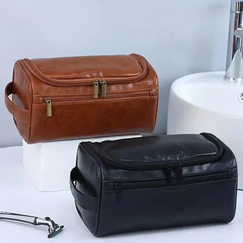 Trousse de Toilette Suspendue – Style Vintage & Pratique