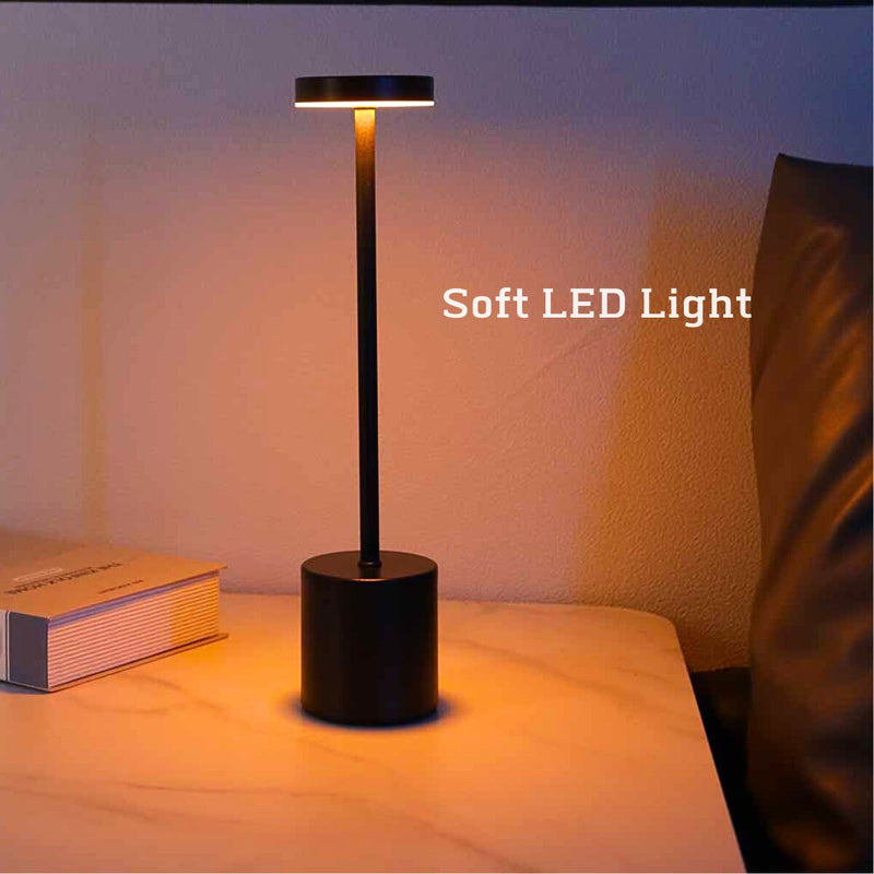 Lampe de Table LED Tactile en Métal