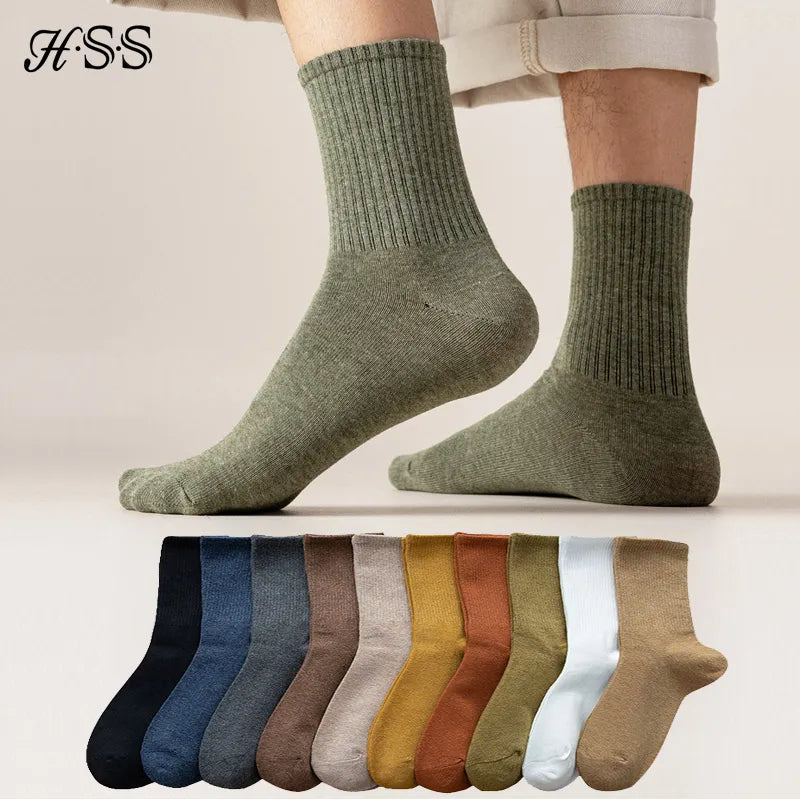 10 paires de chaussettes en coton pour Hommes