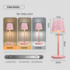 Lampe de Table LED Tactile – 3 Couleurs