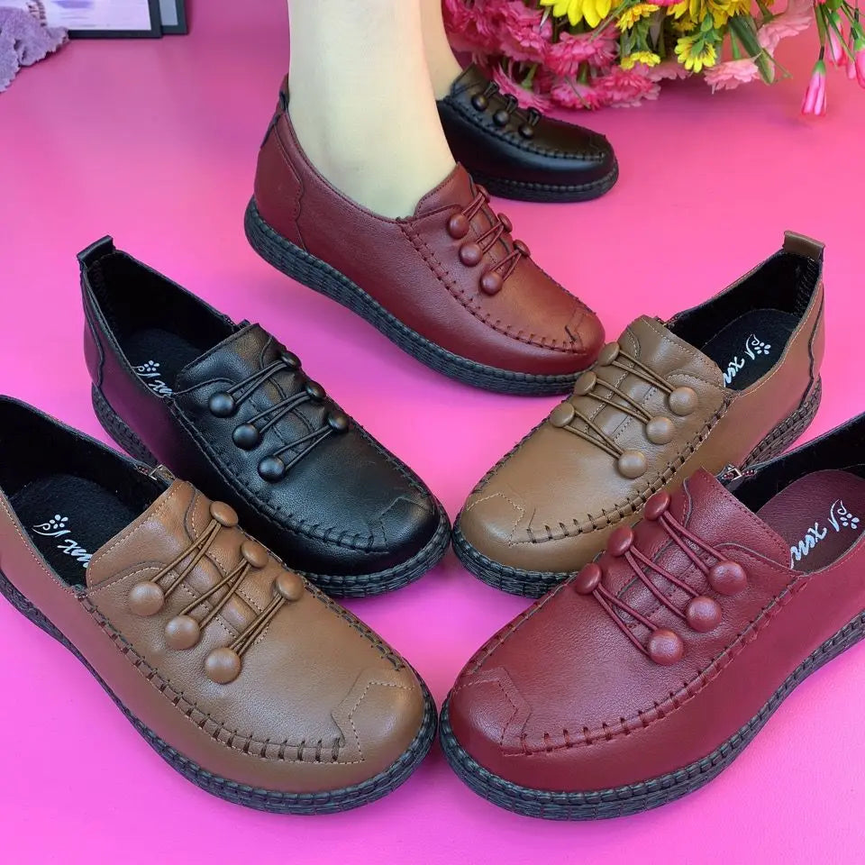 Marianne - Mocassins orthopédiques confortables et élastiques