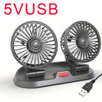 Ventilateur Voiture Silencieux 3 Têtes - USB