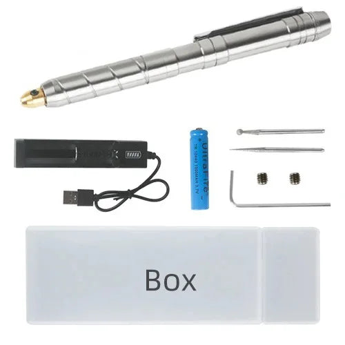 Mini Stylo Graveur Sans Fil - Kit Complet