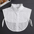 Faux Col de Chemise Amovible