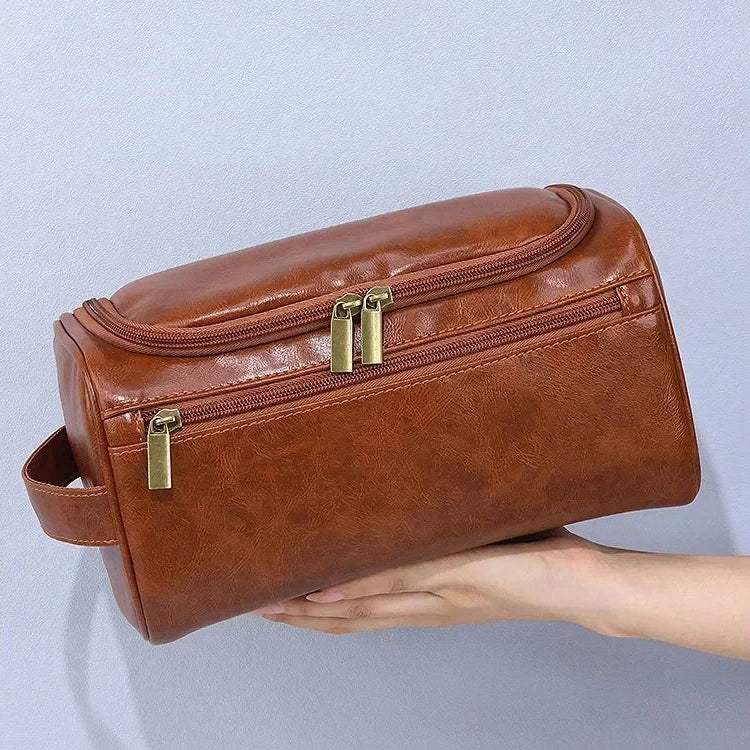 Trousse de Toilette Suspendue – Style Vintage & Pratique