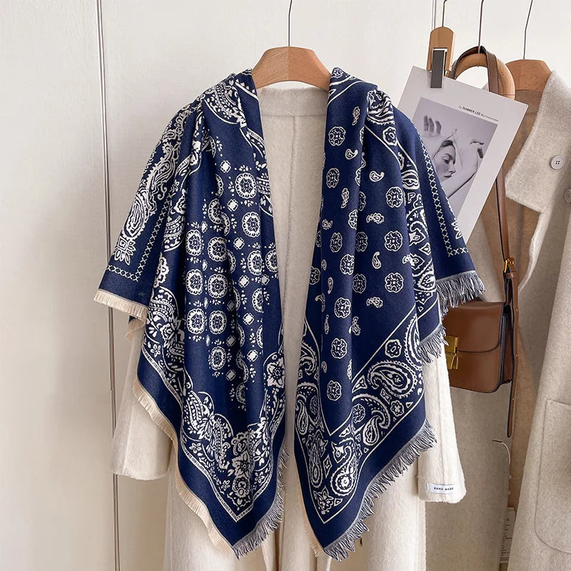 Écharpe Imitation Cachemire Motif Bandana