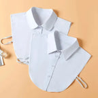 Faux Col de Chemise Amovible