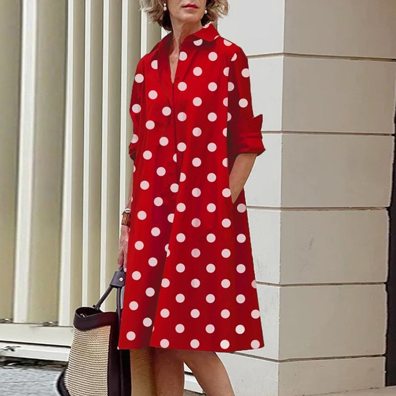 Rouge à pois blanc / S,Rouge à pois blanc / M,Rouge à pois blanc / L,Rouge à pois blanc / XL,Rouge à pois blanc / 2XL