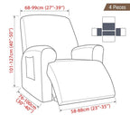 Housse de Fauteuil avec Poche Latérale