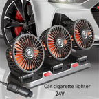 Ventilateur Voiture Silencieux 3 Têtes - USB