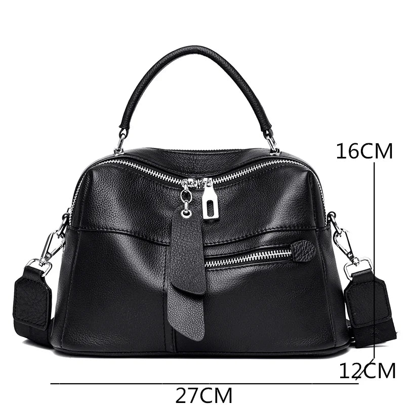 Sac à Main Design en Cuir Véritable Souple