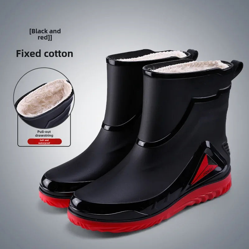 Bottes de Pluie à Polaire pour Homme