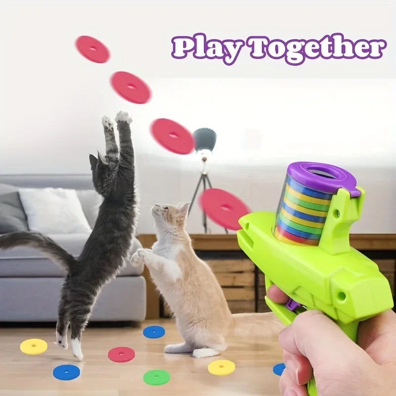 Lanceur de Disques Créatif pour Chats