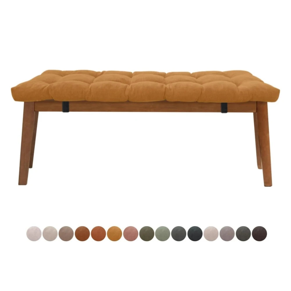 Coussin de Chaise, Banc & Banquette en Velours Côtelé - 31 Tailles