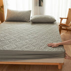Protège-matelas Imperméable Matelassé 3D à Motif Royal
