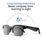 Lunettes Intelligentes Lenovo Unisexe Bluetooth avec IA – Appels, Musique, Enregistrement Vocal & Photo