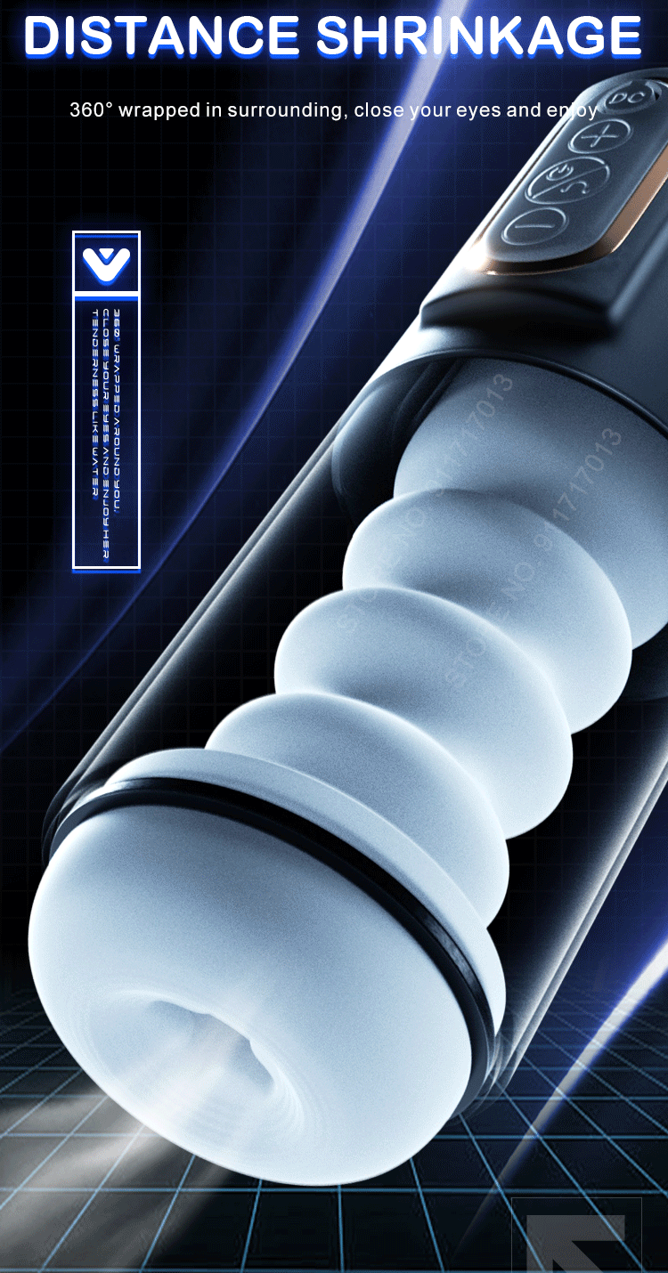 S-Pleasure - Masturbateur stimulant avec mode vibrant et aspirant