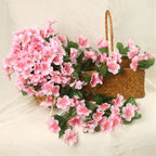 Panier de fleurs suspendu - Violettes, Orchidées, Roses..
