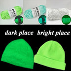Pelote de laine fluorescente