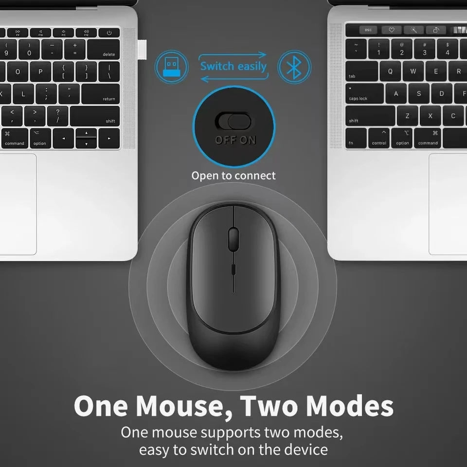 Souris sans-fil Bluetooth - Ultra Silencieuse