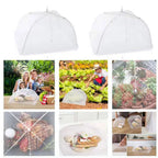 Cloche Alimentaire Pliable en Maille – Protection Anti-Insectes pour Fruits, Légumes et Plats