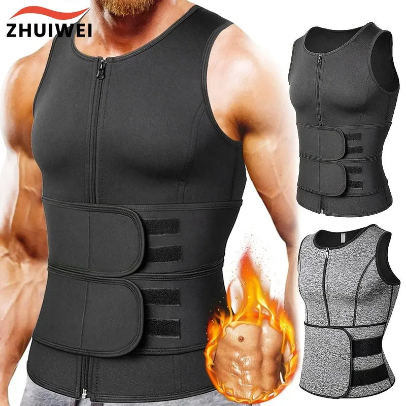 Gilet de Sudation Amincissant et Correcteur de Posture