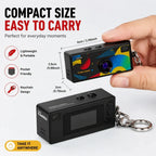 Mini Caméra Porte-Clés Rétro 1080P Écran 0,96″ Flash Intégré – Carte Mémoire Compatible