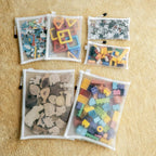 Lot de 5 pochettes de rangement multifonctions étanche