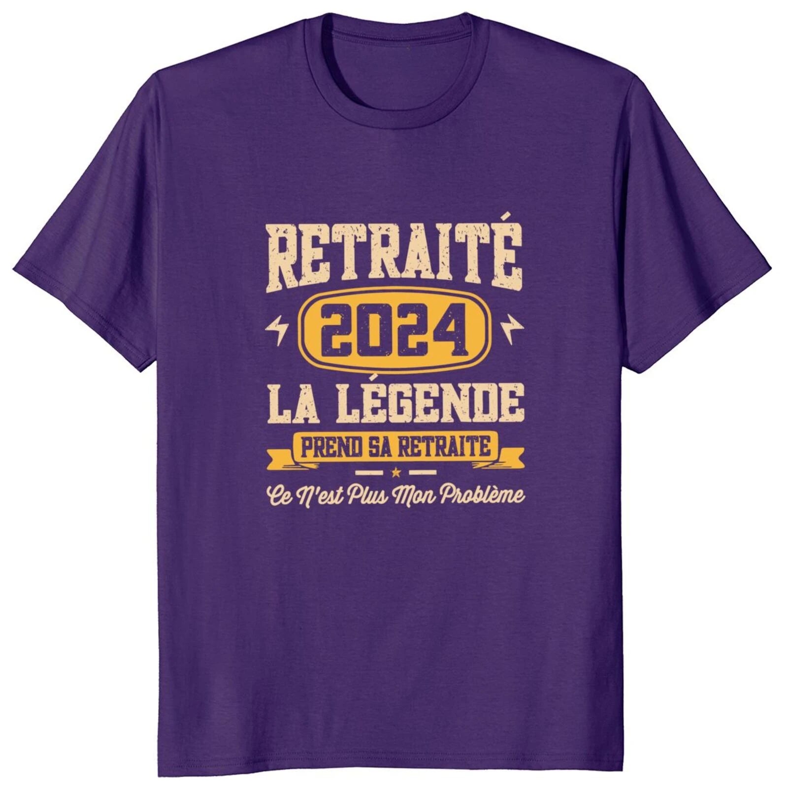 T-shirt Personnalisé Retraité 2024 La LEGENDE