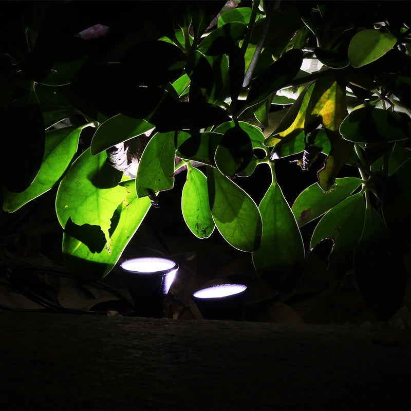 Spot LED solaire de jardin invisibles et imperméables - 10 en 1