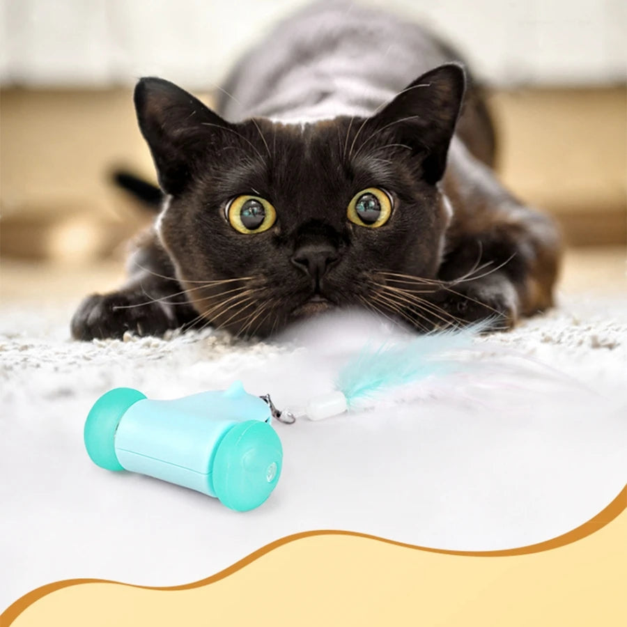 MOUSY - Jouet Interactif & Lumineux pour Chat en forme Souris