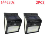 2x Applique solaire avec capteur de mouvement