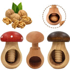 MUSH' - Casse Noix en Bois en Forme de Champignon