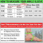 2x Paire de Chaussettes de compression - Soulagement des douleurs anti-fatigue