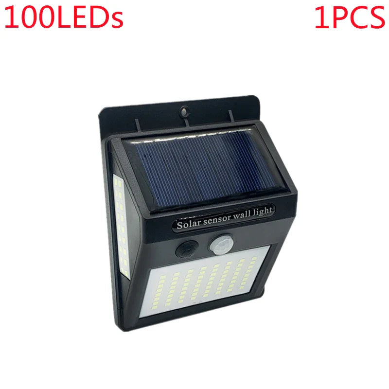2x Applique solaire avec capteur de mouvement