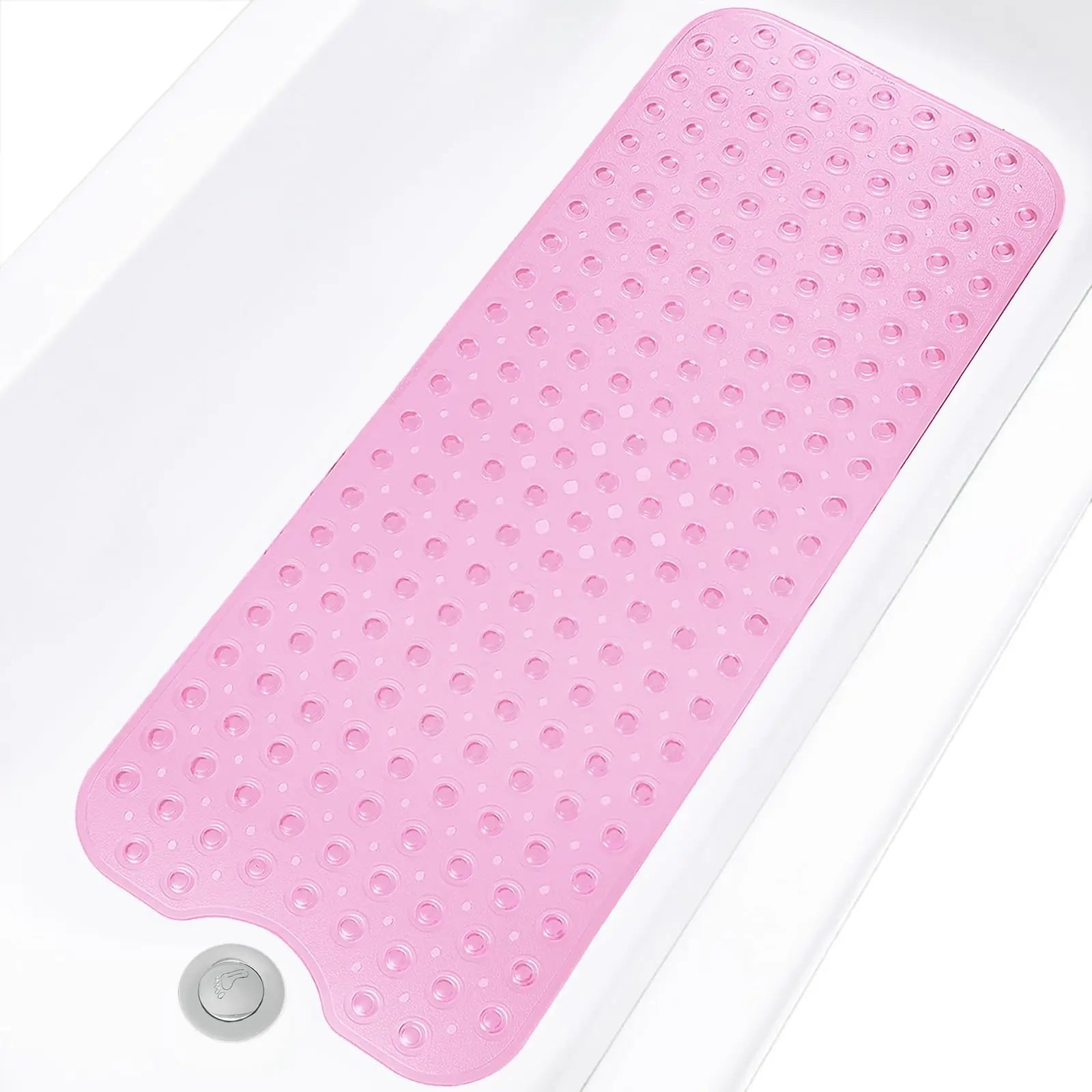 Extra-long Bathtub Mat with Non-slip Suction Cups