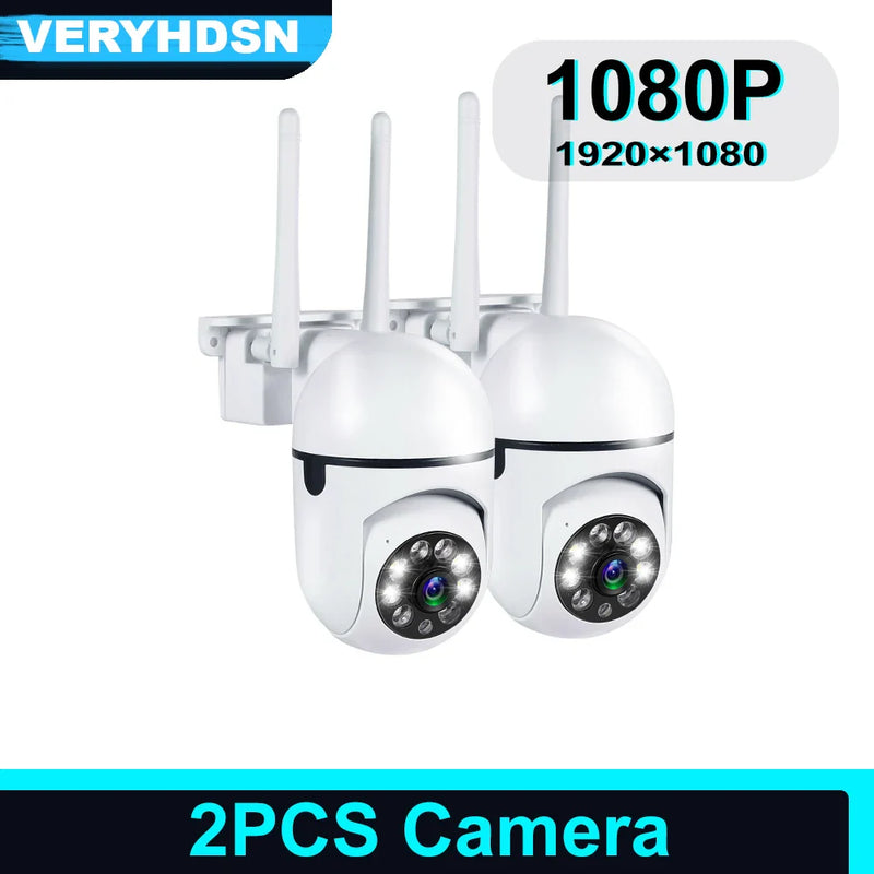 Caméra de surveillance extérieure IP WiFi HD 1080p 5G - 1 Achetée = 1 OFFERTE