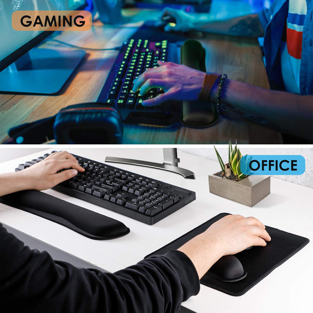 Tapis de souris et clavier confortables avec protection du poignet