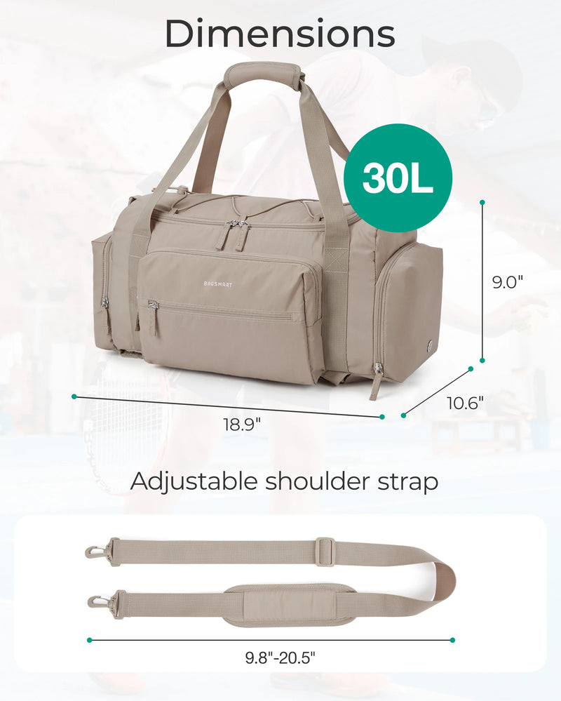 Sac de Voyage 3 en 1 - Grande Capacité 30L